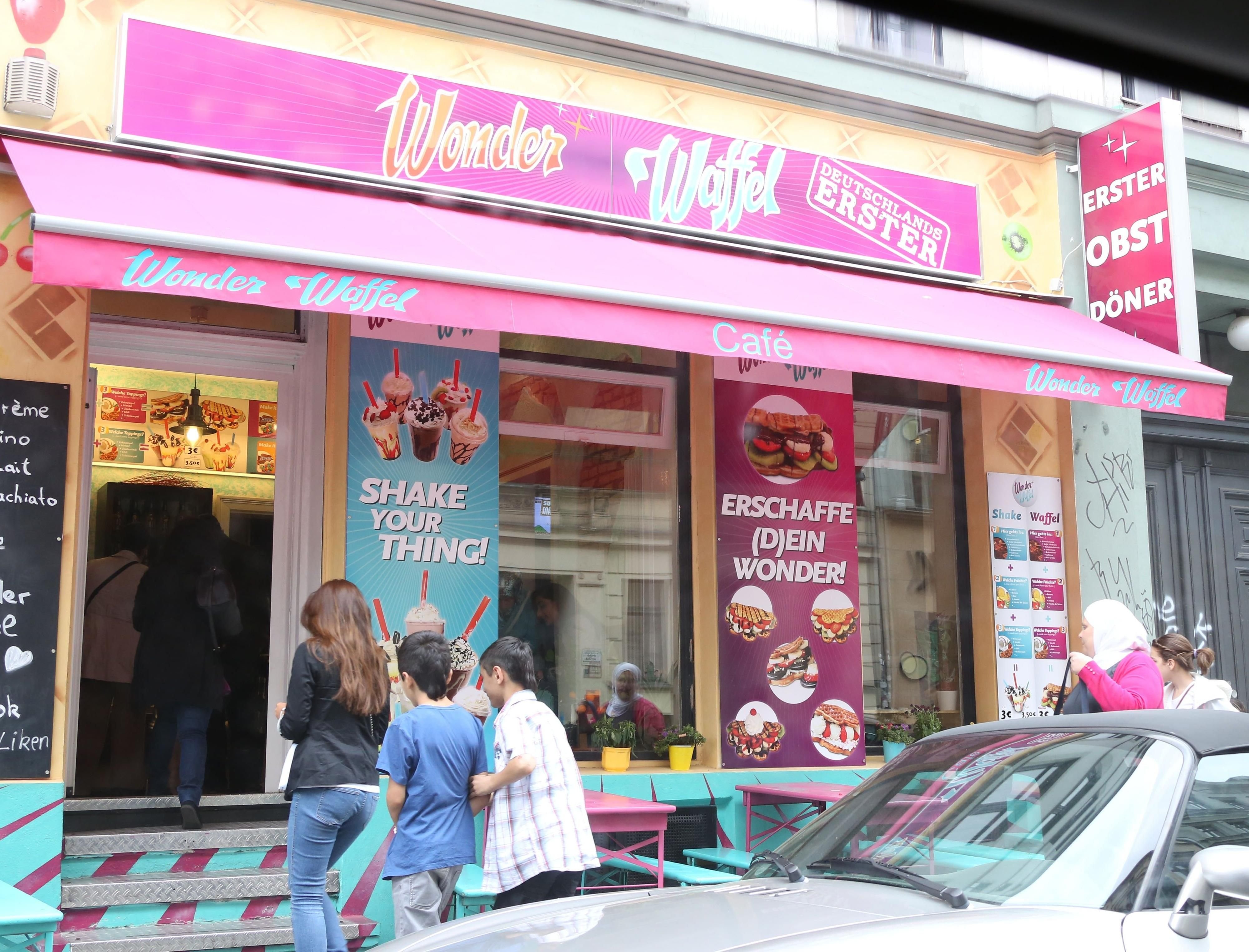 Eine Filiale von „Wonderwaffel“ in Berlin