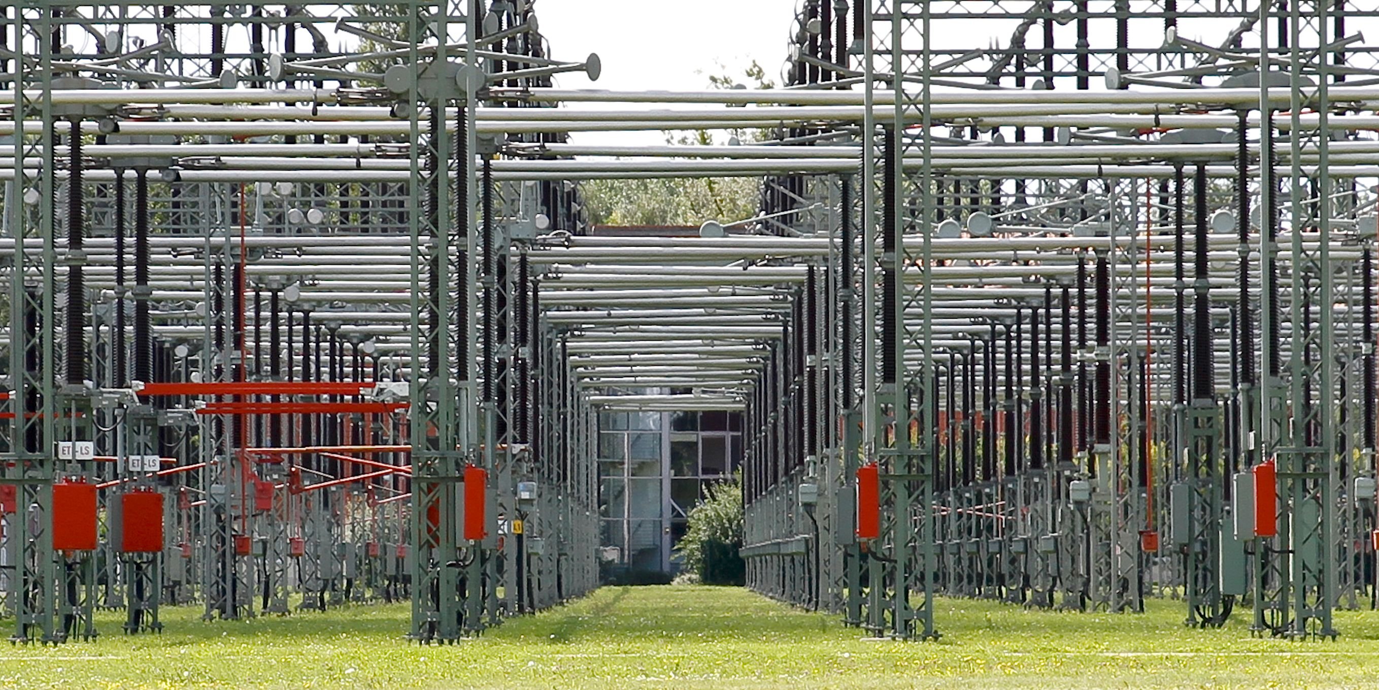 Ein typisches Umspannwerk.