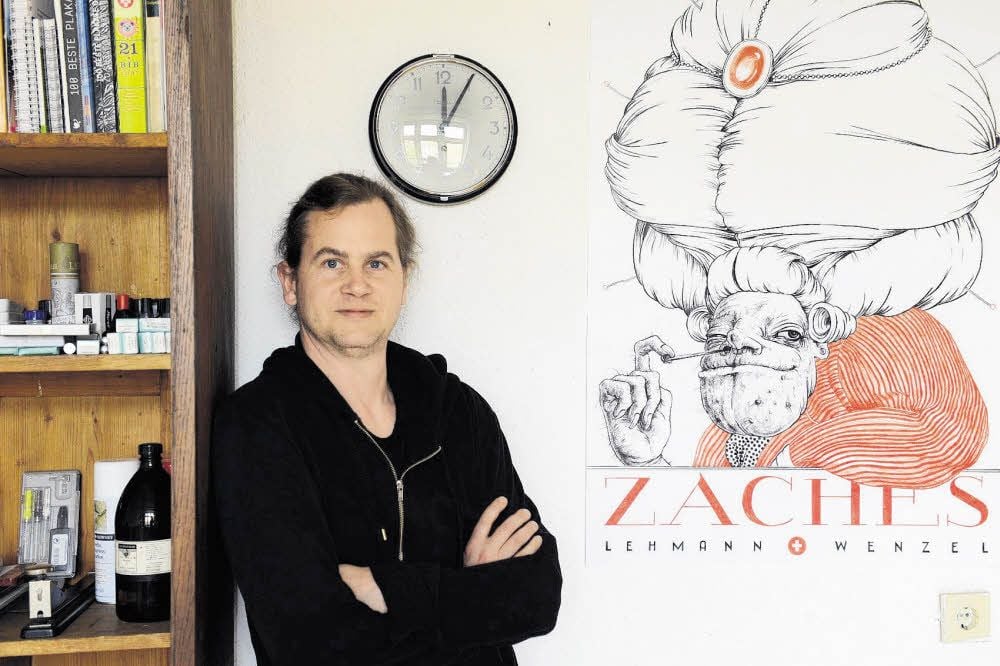 Als Plakatgestalter und gelegentlich auch als Kinderbuchillustrator ist der Hallenser Robert Voss erfolgreich.