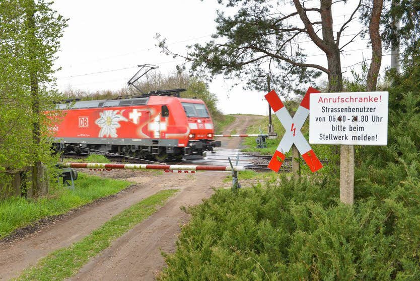 Bahnübergang Ostermark.
