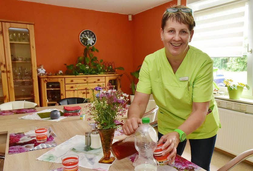 Heike Goryla freut sich über die großzügigen Räume.