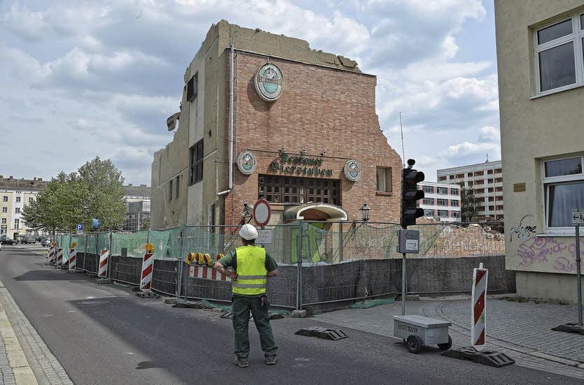 Die „Bierstuben“ werden abgerissen.