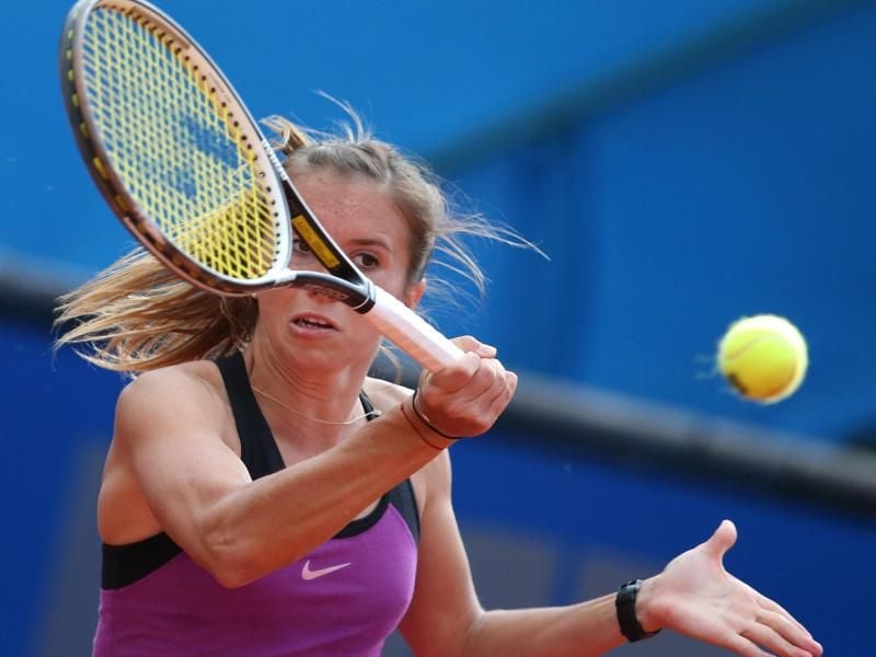 Annika Beck gewann in der 1. Runde gegen die Qualifikantin Marina Sanewska. Foto: Daniel Karmann