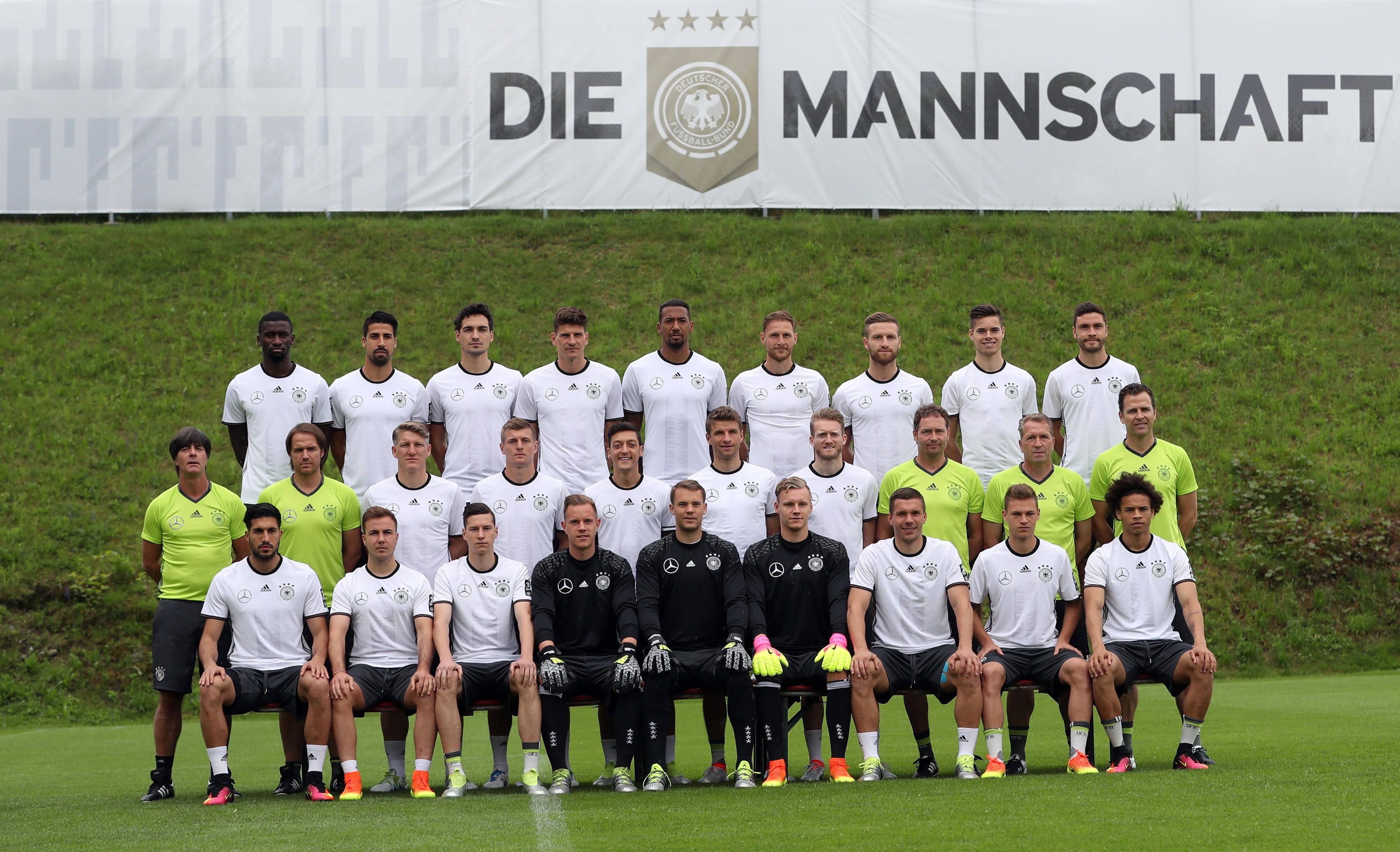 Das offizielle Mannschaftsfoto der deutschen Nationalmannschaft.