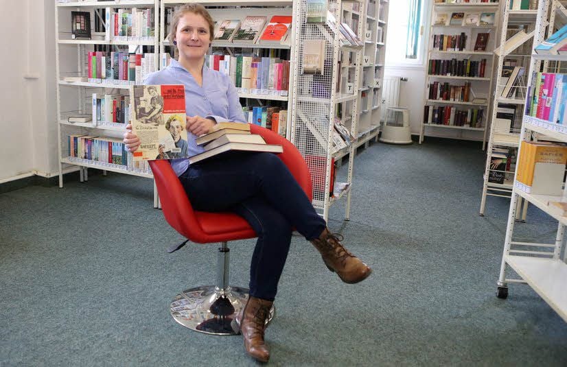 Viel Platz für Neues: Stefanie Maiwald sortiert Altes aus.