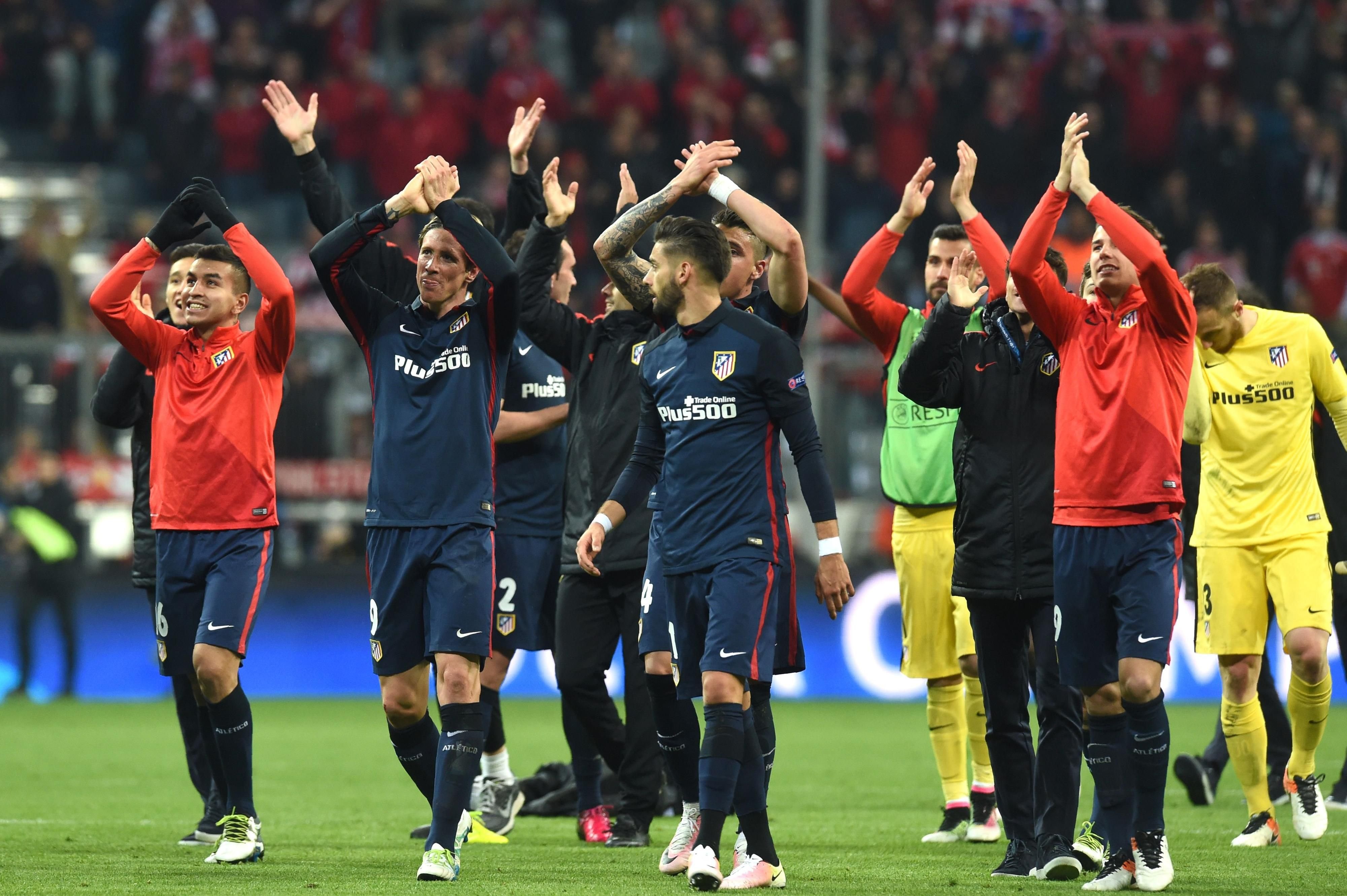 Atlético Madrid feiert den Einzug ins Champions-League-Finale.