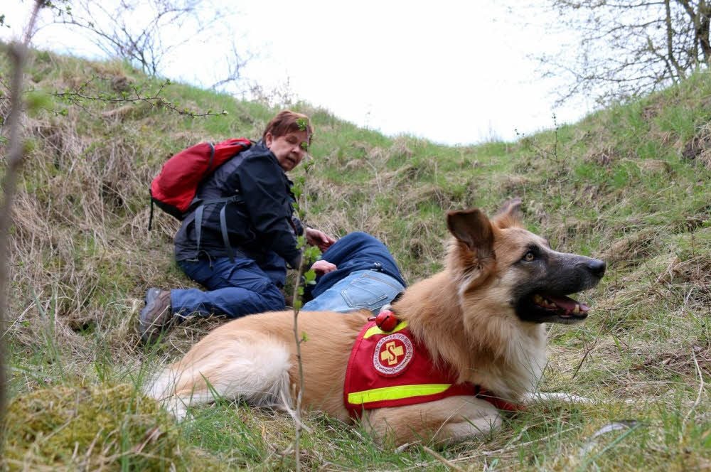 „Dexter“ hat sein Frauchen Gabriele Bartelmann brav zum Opfer geführt.