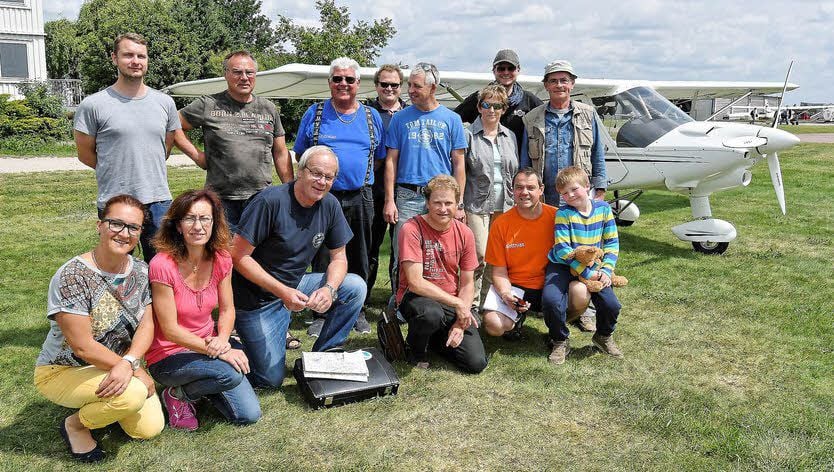 14 Piloten haben sich dem Wettbewerb beim „Junkers-Rundflug“ am Sonnabend gestellt.