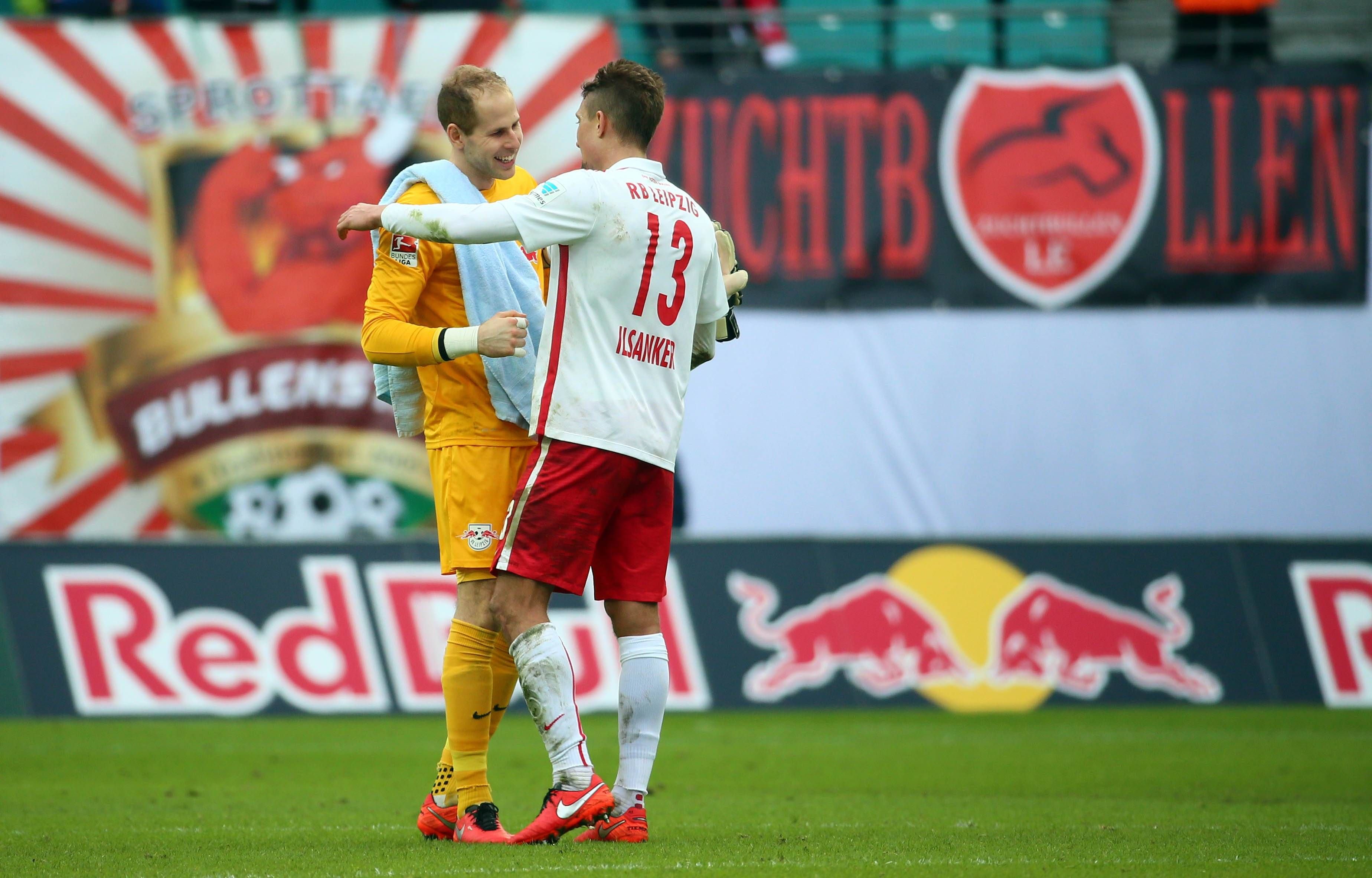 Gute Freunde:&nbsp;&nbsp;Peter Gulacsi und Stefan Ilsanker. In der Gruppe F begegnen sie sich nun als Gegner.