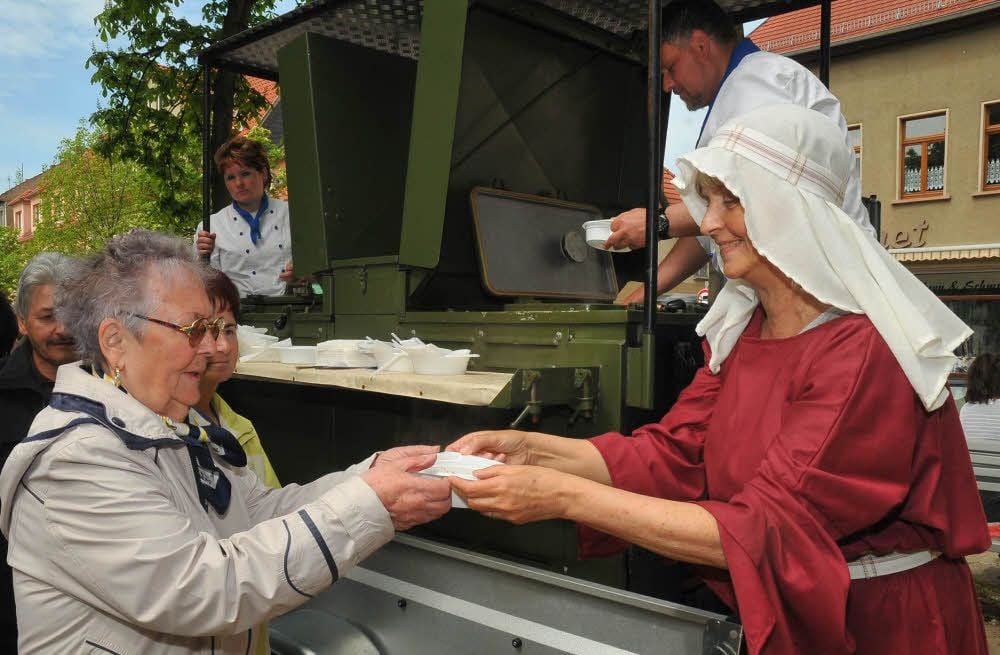 Mit verschiedenen Veranstaltungen, wie der Jutta-Tafel, wird an Jutta von Sangerhausen erinnert.