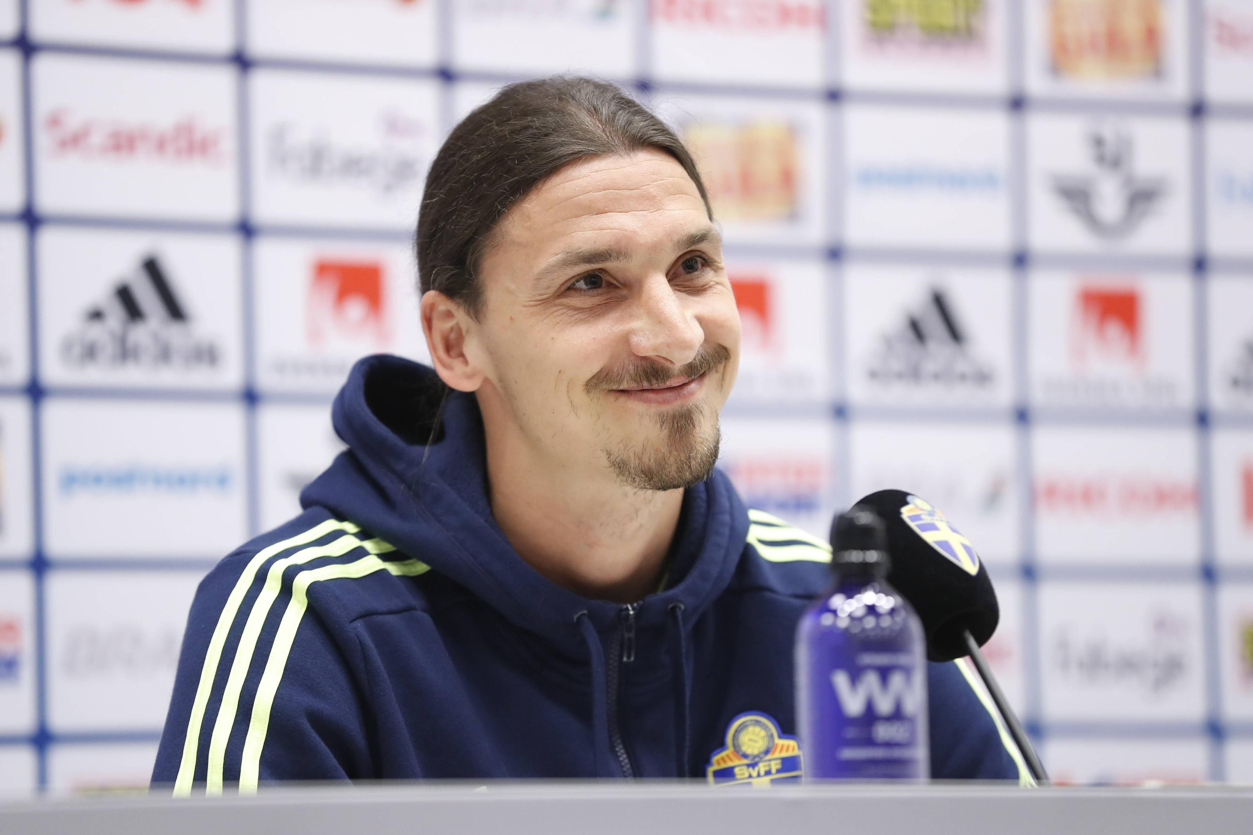 Der nette Junge von nebenan? Ibrahimovic bei einer Pressekonferenz.