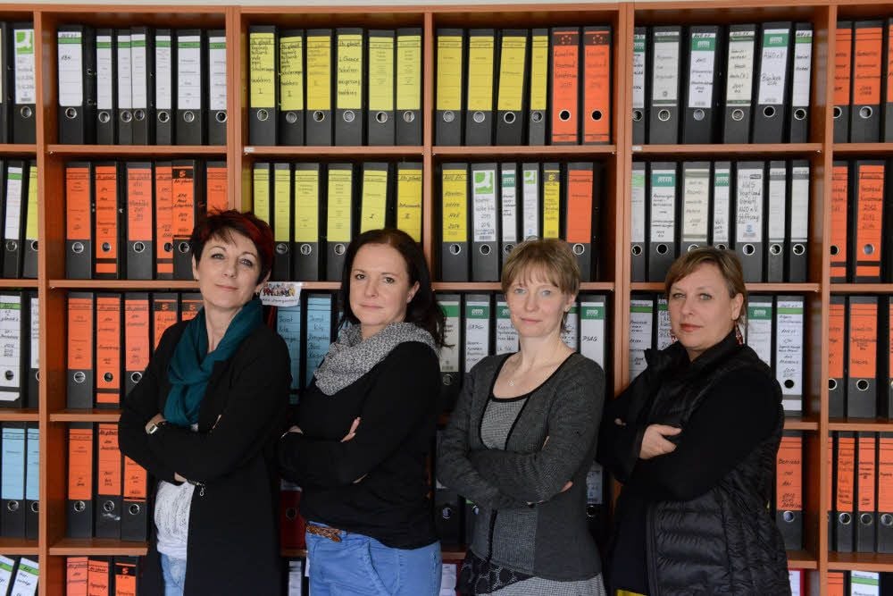 Alles Chefinnen: Martina Gaertner, Gaby Hayne, Sylvia Plättner, Karin Leonhardt (von links) von der Arbeiterwohlfahrt