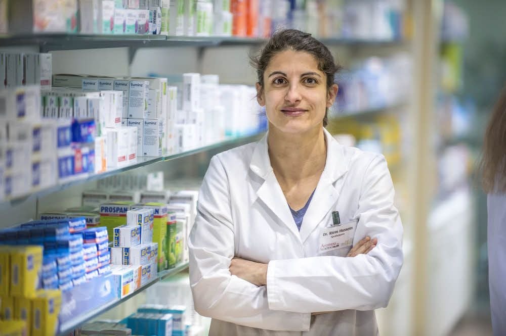 Im Hauptberuf ist Riem Hussein Apothekerin.