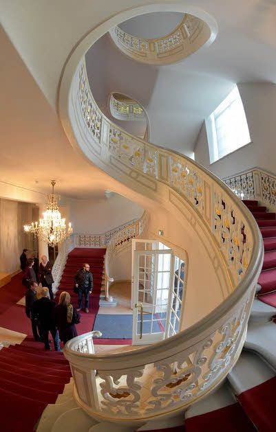 Treppenaufgang im Schloss