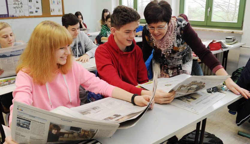 Das MZ-Projekt passe gut in den Deutschunterricht. Die Schüler seien auch interessiert und motiviert.