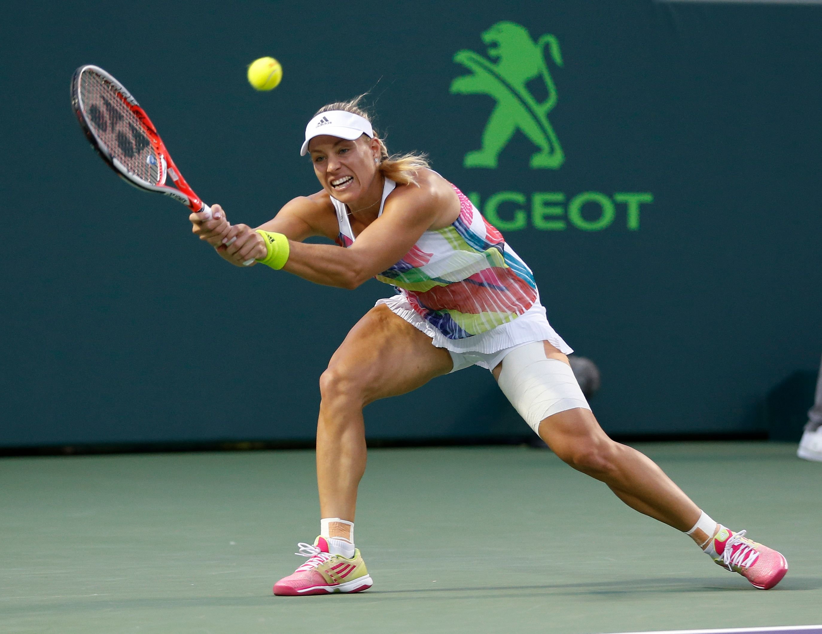 Angelique Kerber im Aktion.