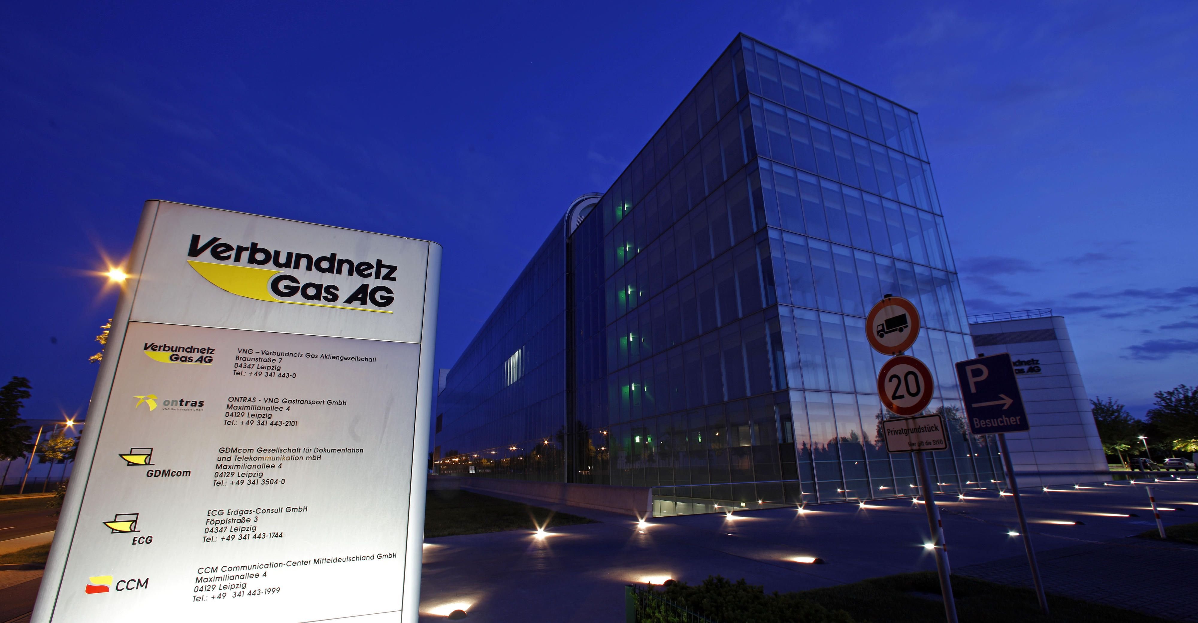 Blick auf die Konzernzentrale der Verbundnetz Gas AG (VNG) in Leipzig,