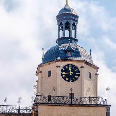 Sie geht wieder, die Turmuhr der Stadtkirche Wittenberg.
