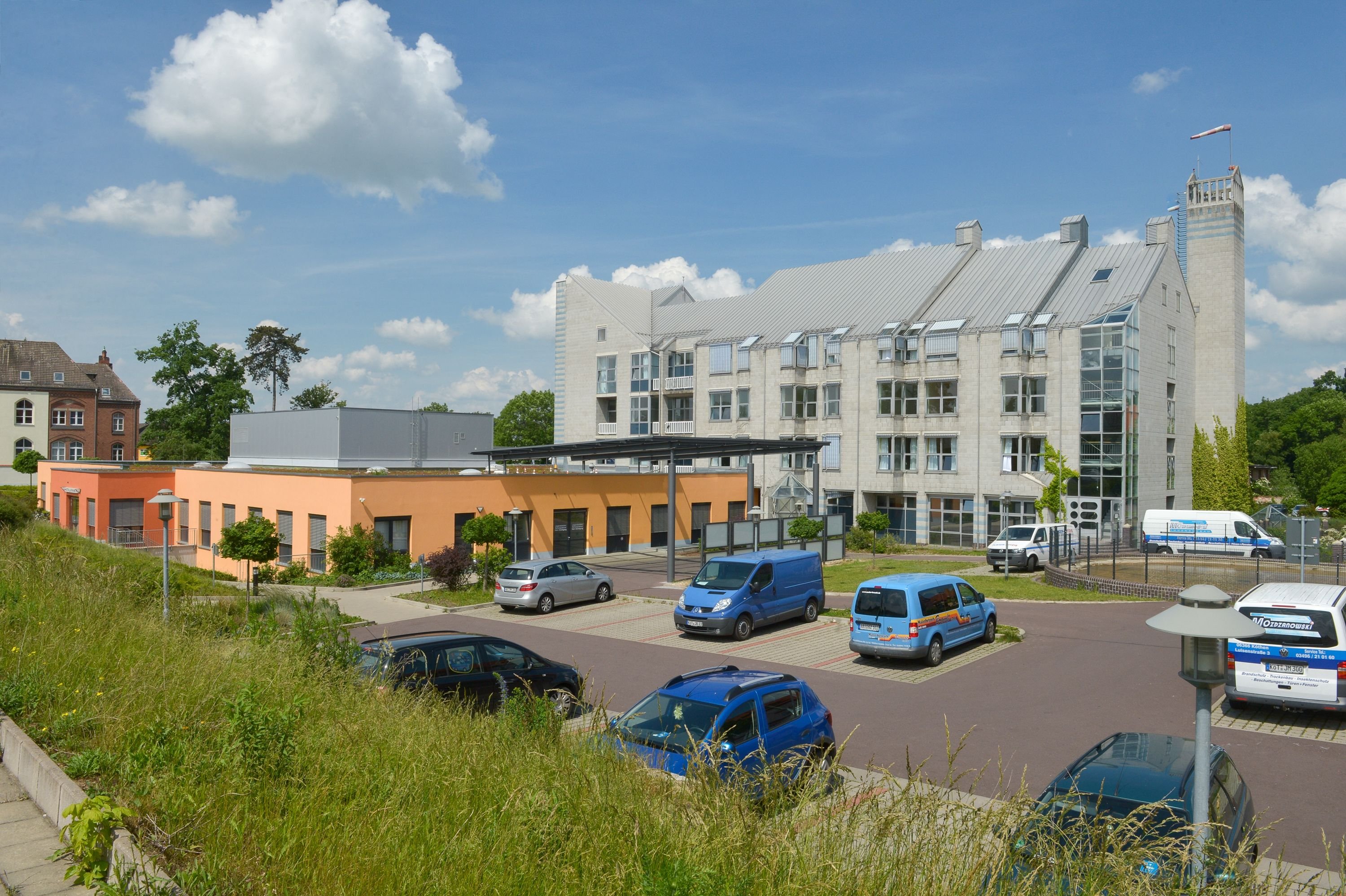Die Helios-Klinik in Köthen.