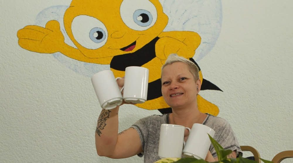 Sabine „Biene“ Koffent freut sich schon darauf, ihre eigene Kantine in Hettstedt zu eröffnen.