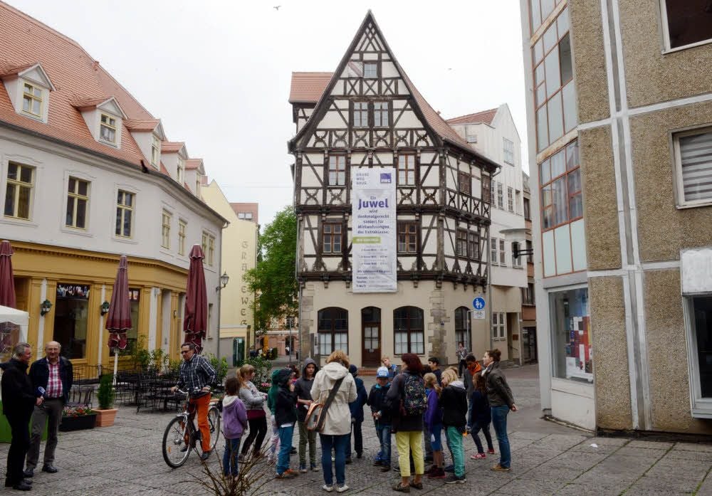 Das Graseweghaus gehört zu den bekanntesten Denkmalen Halles.