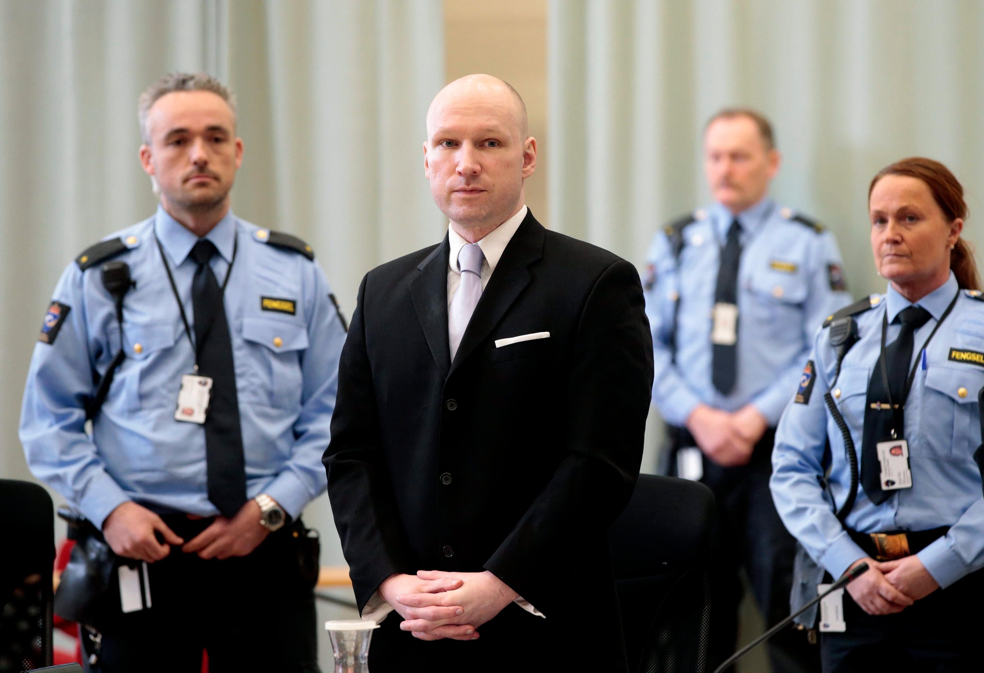 2011 hatte Anders Breivik 77 Menschen getötet.