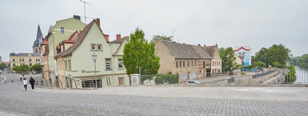 Von der Marktbrücke bis zum Alten Rathaus wollen die Studenten an verschiedenen Stationen mit den Bernburgern in Interaktion treten.