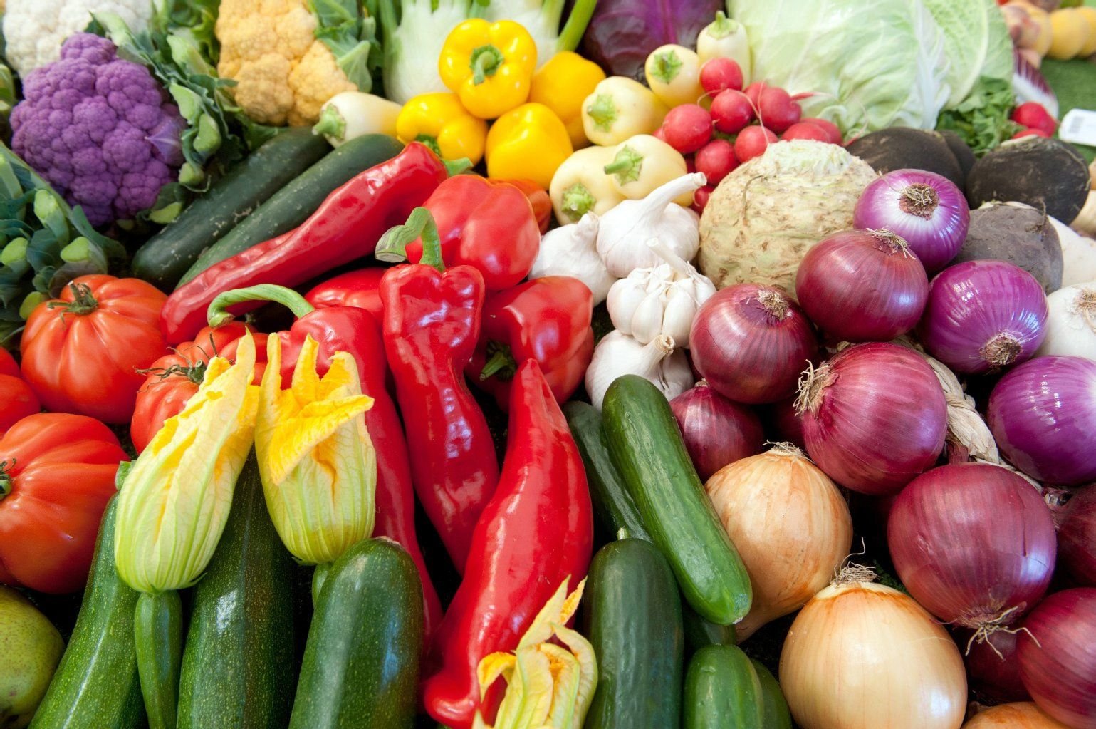 Frisches Gemüse aus der Region.