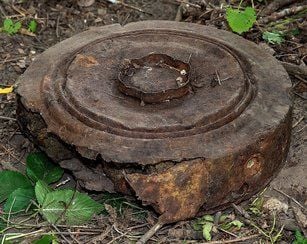 Eine Panzermine