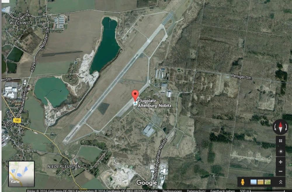 Der Sowjet-Flughafen in Altenburg