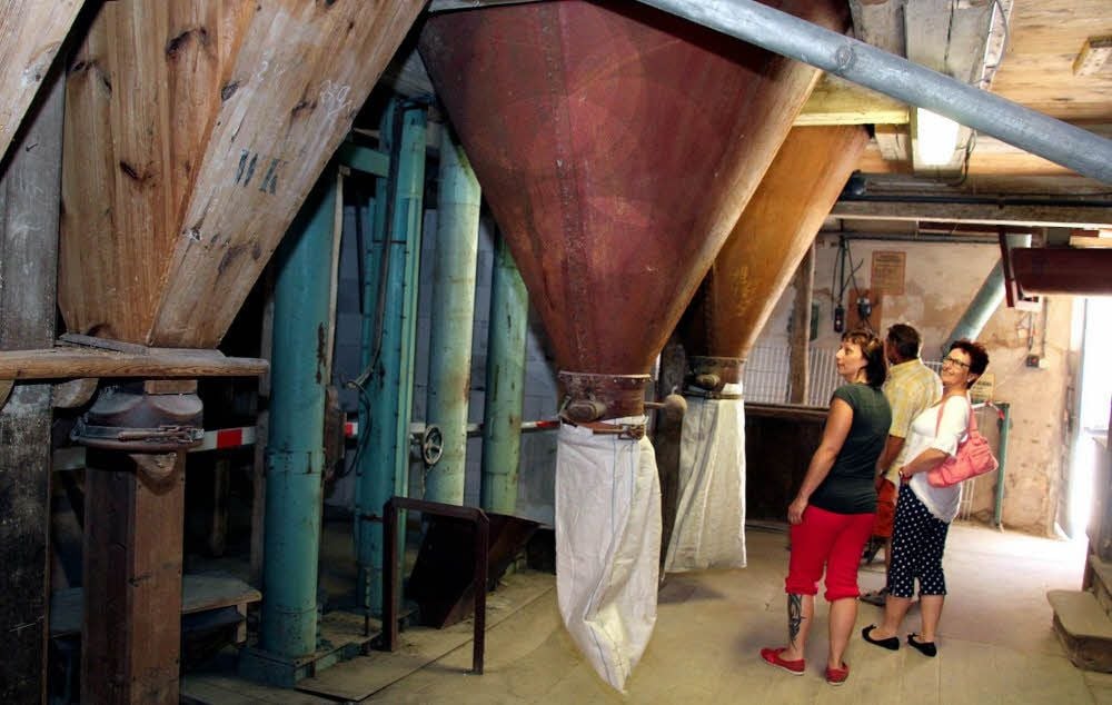 Blick in die Tittel-Mühle Laucha