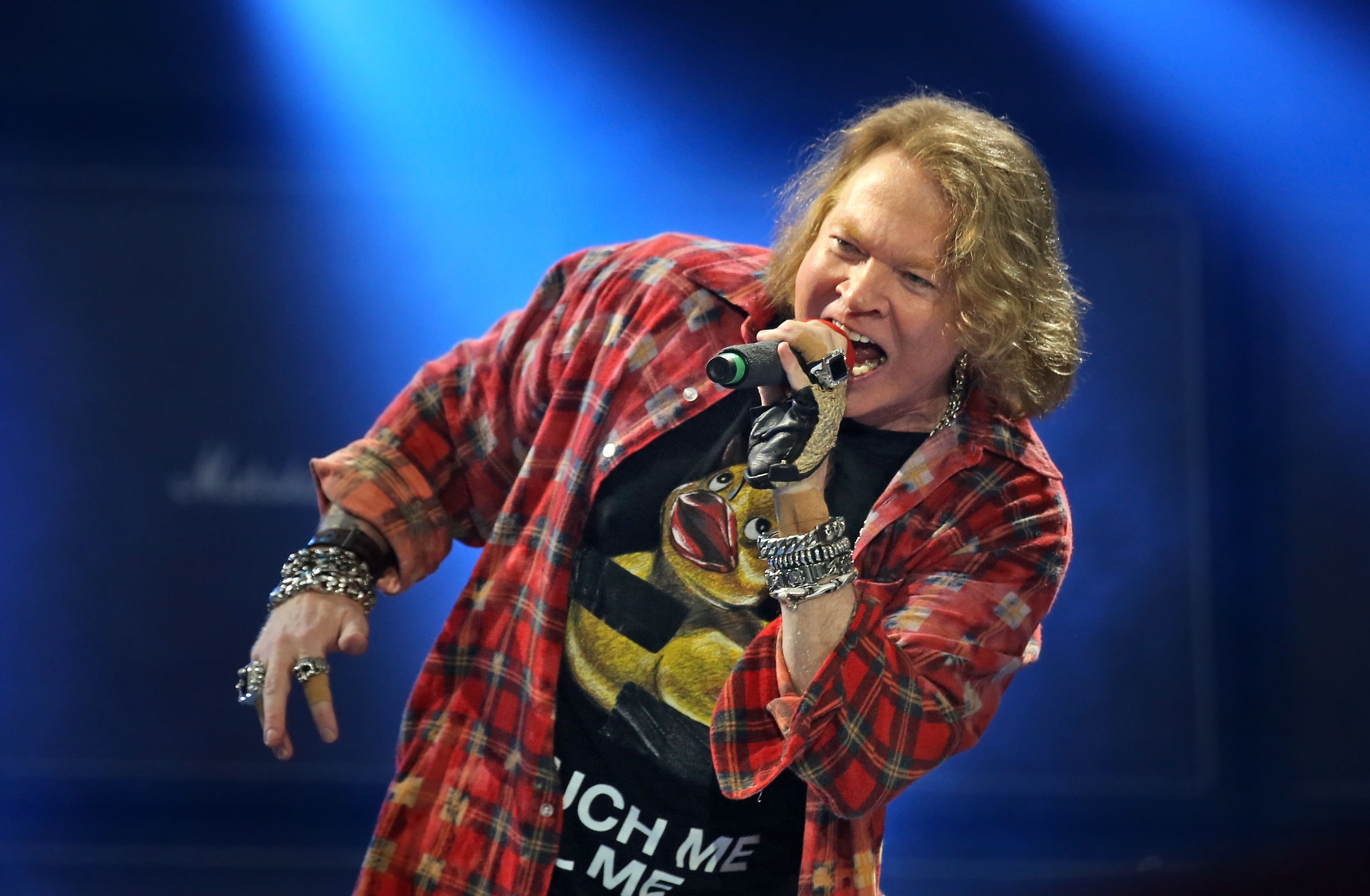 Axl Rose - so kennt man ihn auch von Guns N' Roses.