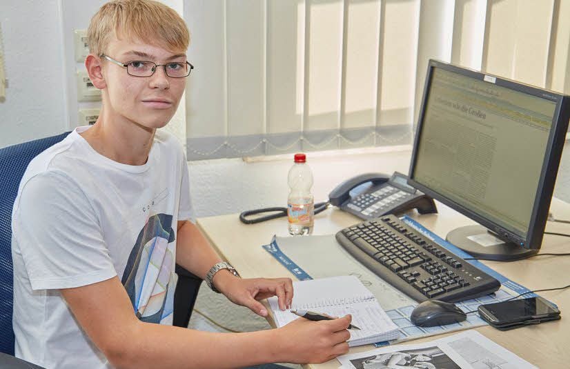 Tobias Strätz absolvierte bei der MZ in Bernburg ein 14-tägiges Praktikum.
