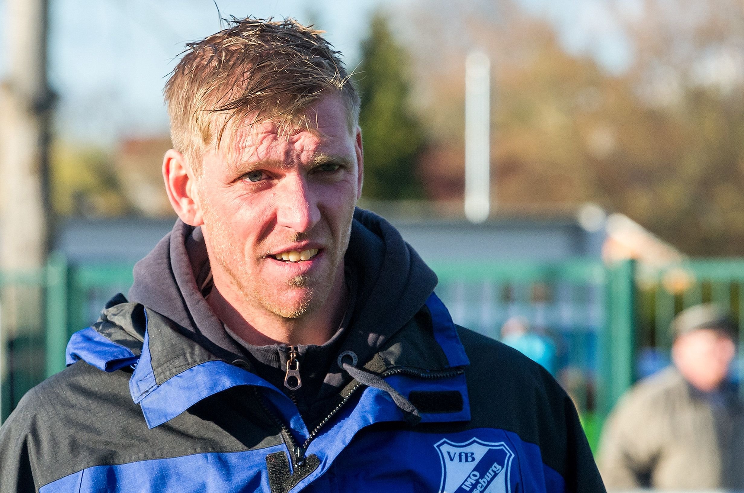 Michael Petrick (hier noch bei VfB Imo Merseburg) hat mit seinem Team den Aufstieg geschafft.
