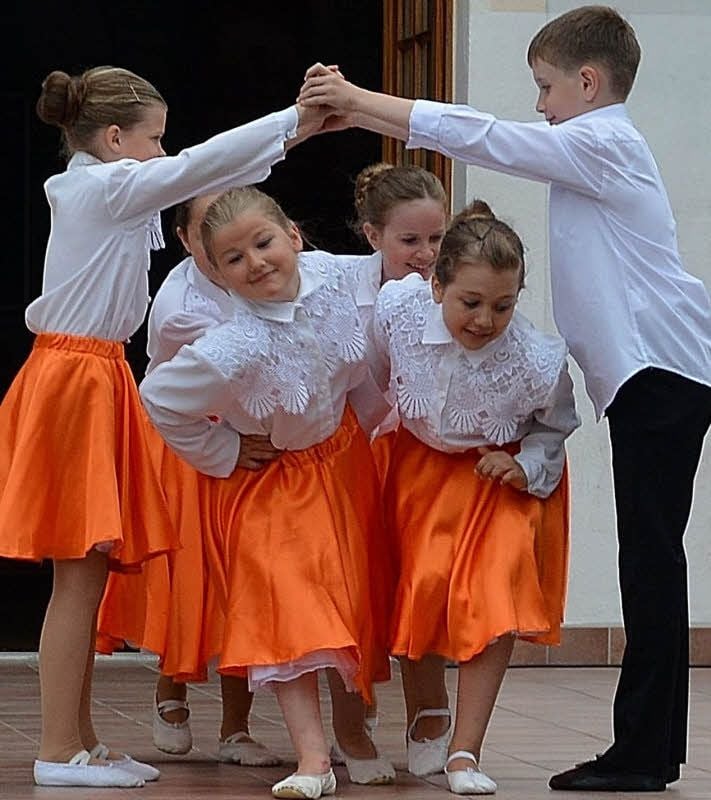 Die Jüngsten aus der Ballettklasse konnten bei ihrem Auftritt überzeugen.