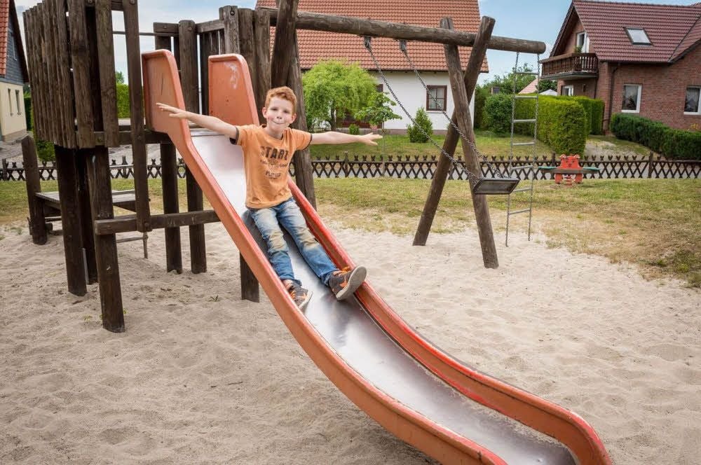 Der alte Anstrich der Rutsche wurde „Am Sandberg“ bemängelt.