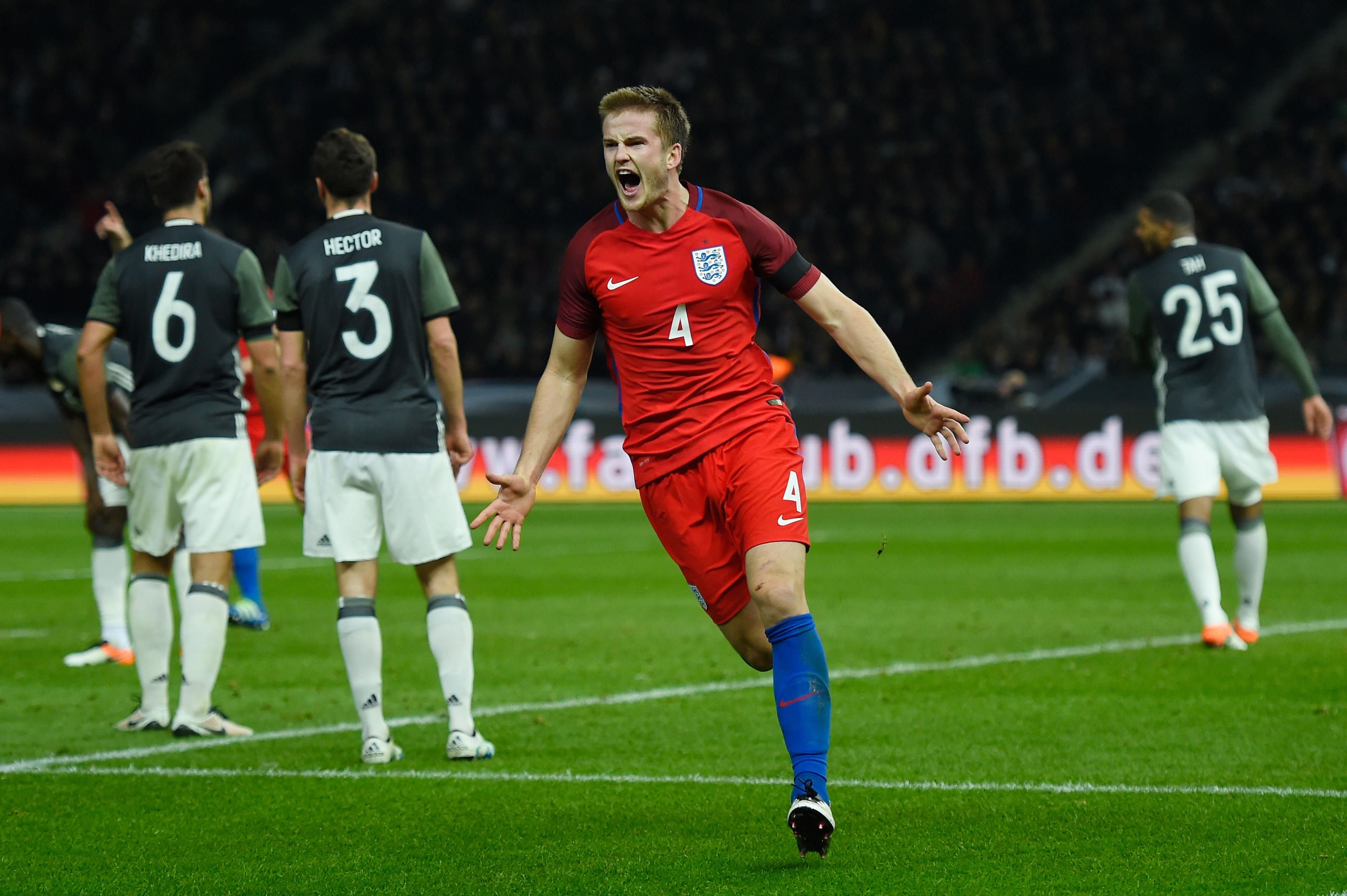 Jubel nach dem Siegtreffer gegen Deutschland: Eric Dier.