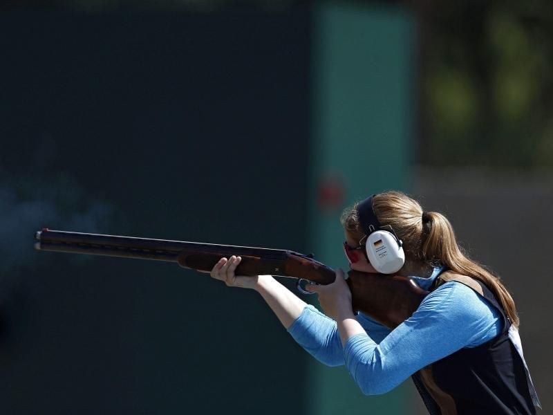 Jana Beckmann in Aktion. Foto: EPA/Marcelo Sayao/Archiv