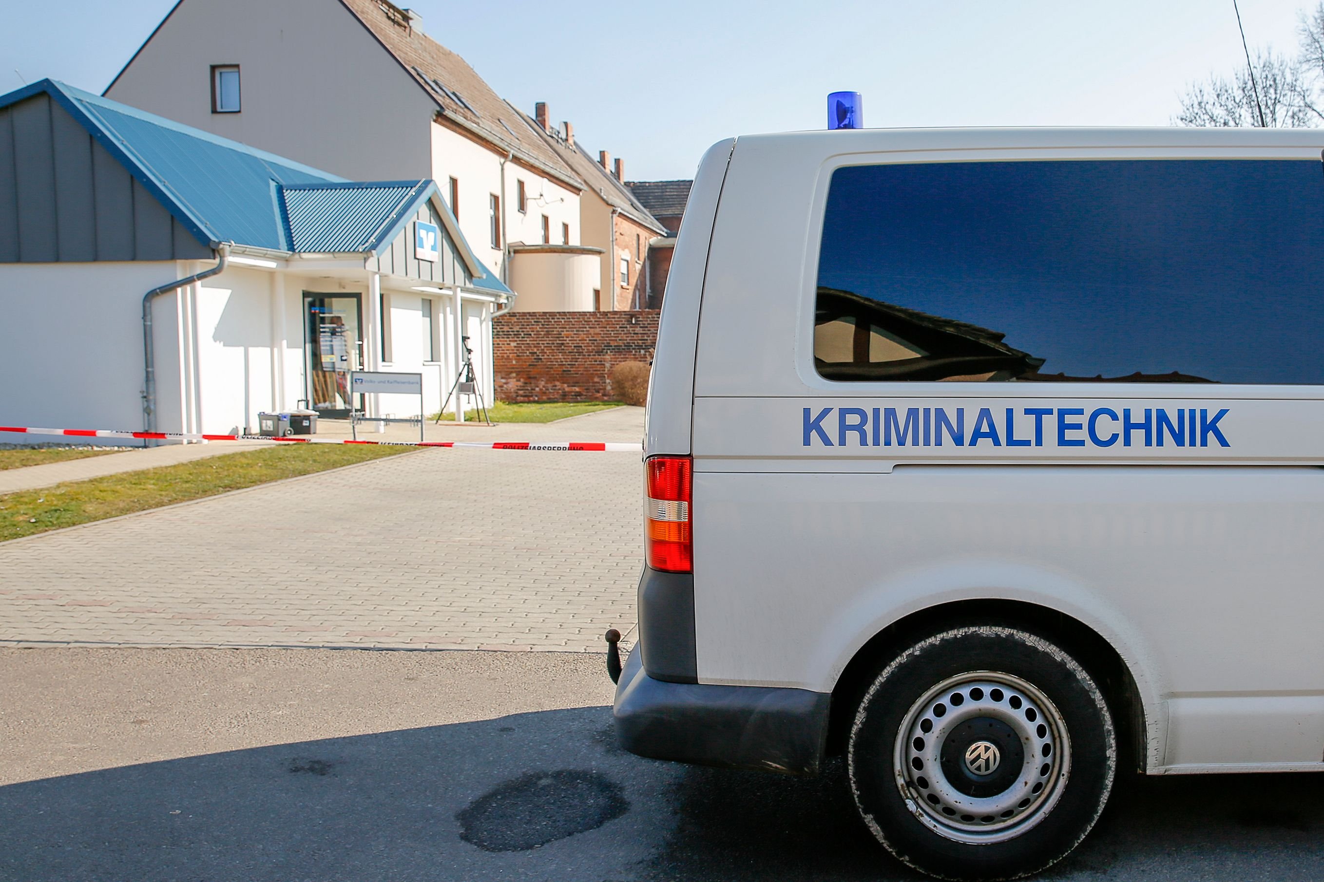 Kriminaltechniker vor Ort in Kretzschau