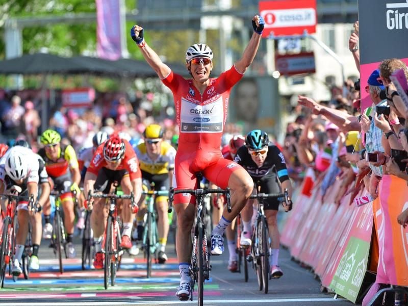 Marcel Kittel gewann auch die dritte Etappe des Giro d'Italia. Foto: Luca Zennaro