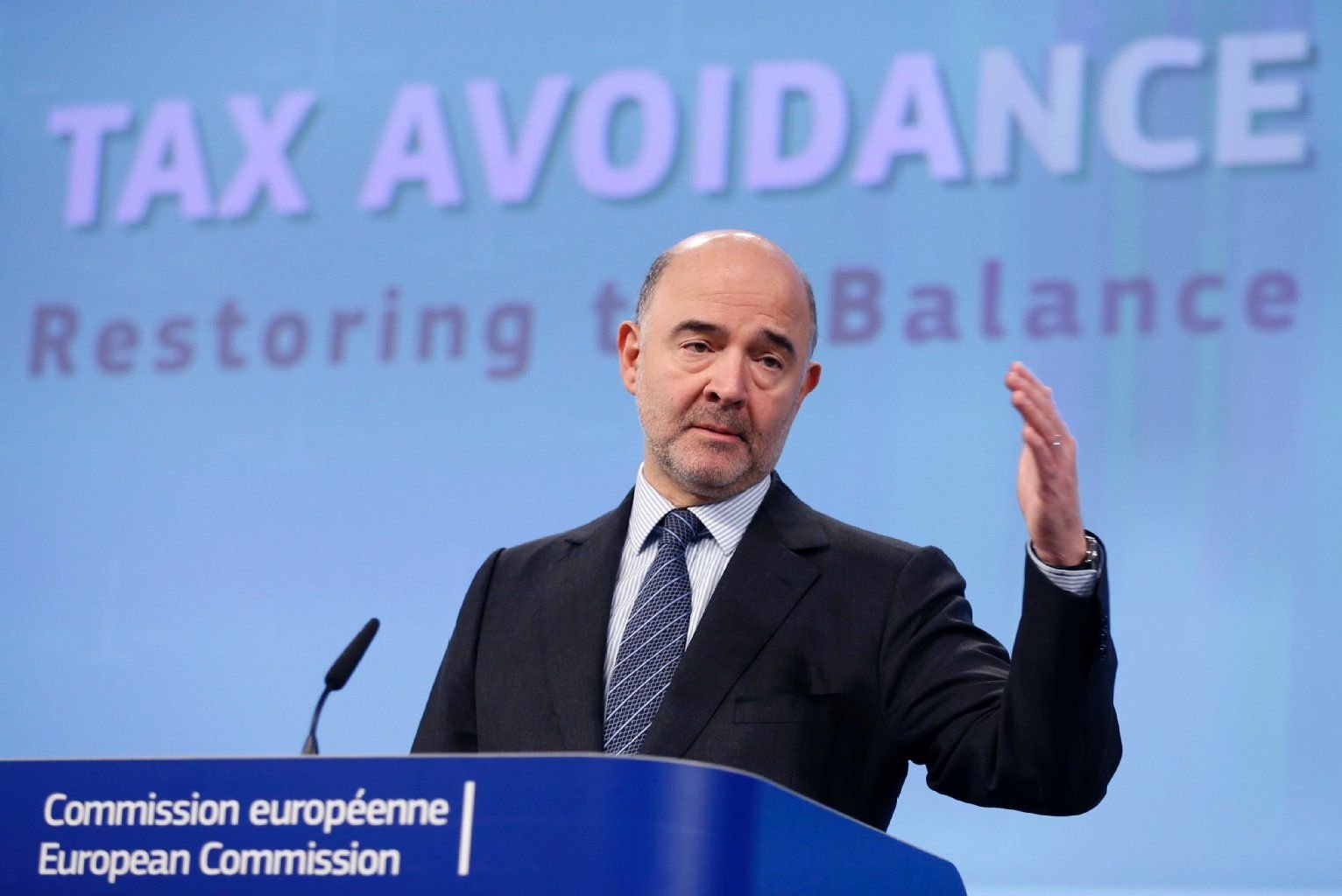 EU-Finanzkommissar Pierre Moscovici will die Steuerflucht von großen Unternehmen bekämpfen.