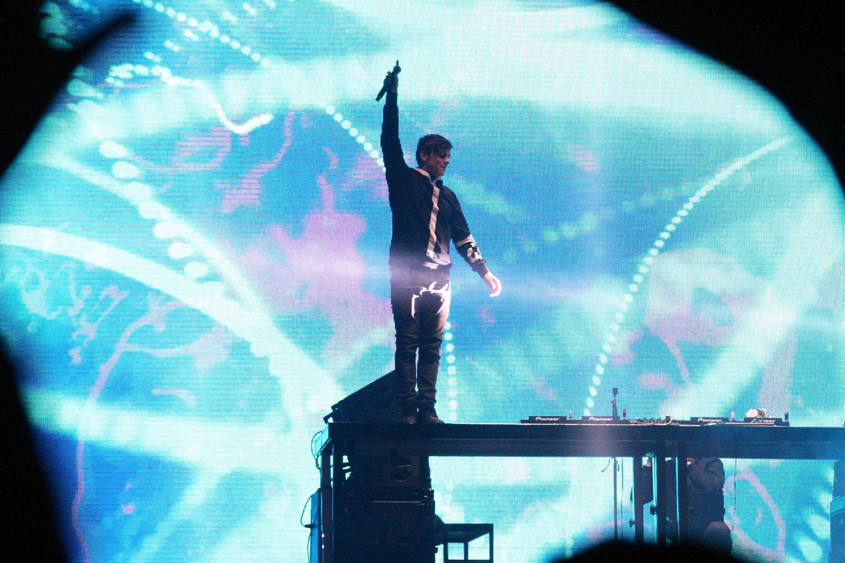 Martin Garrix lieferte eine bombastische Show ab.