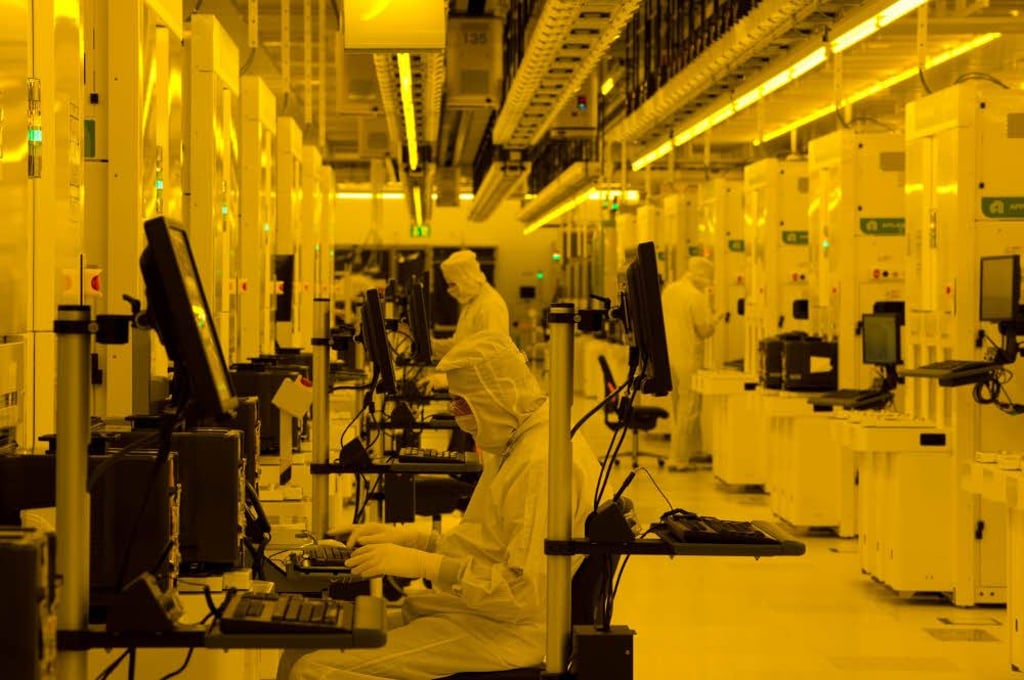 Chip-Produktion in einem Intel-Werk