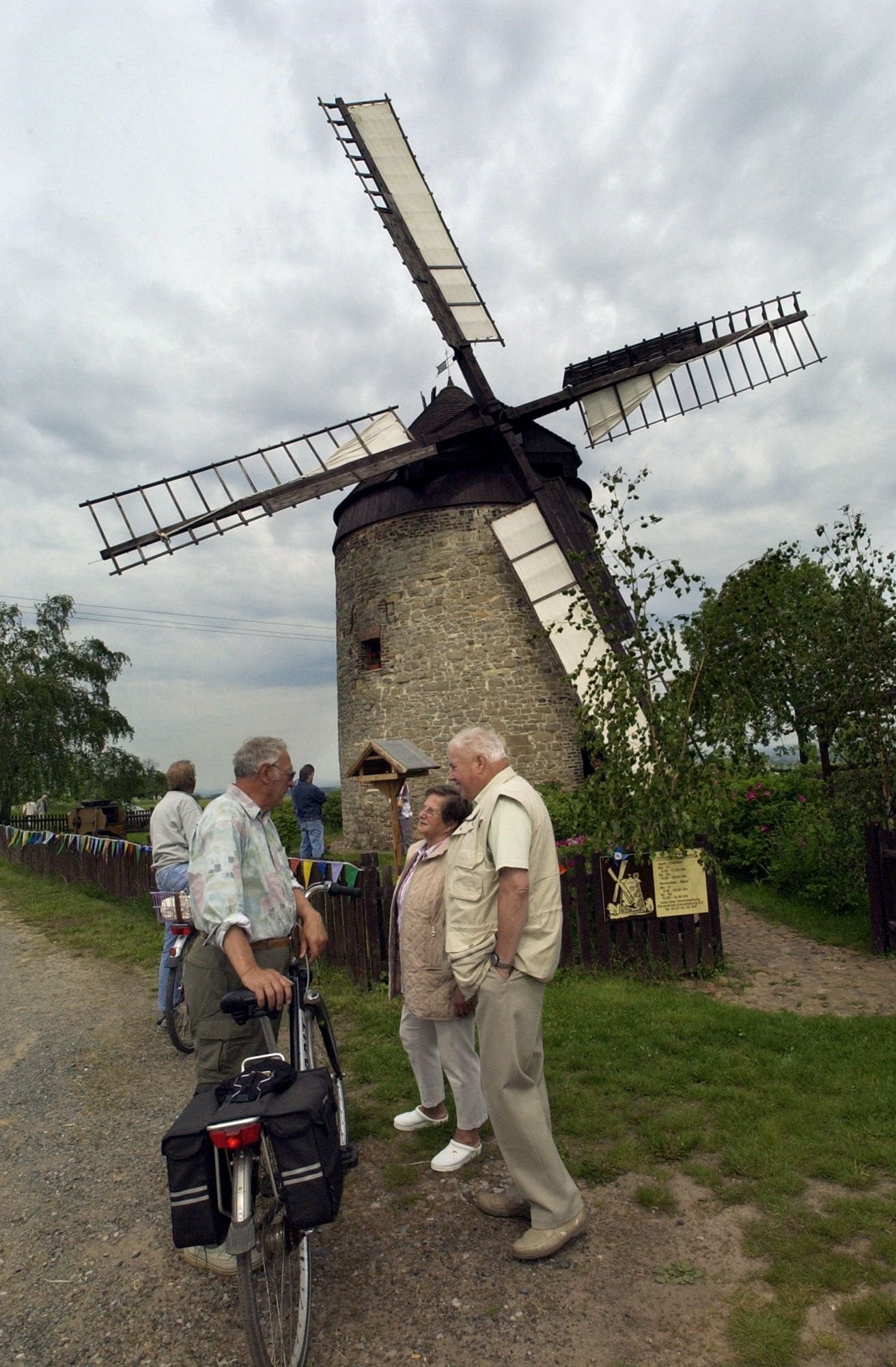 Die Turmwindmühle in Endorf ist am Pfingstmontag für Besucher geöffnet.