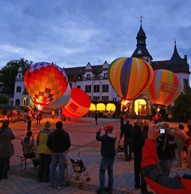 Die Ballon-Modelle werden auch 2016 wieder in Bad Schmiedeberg glühen.