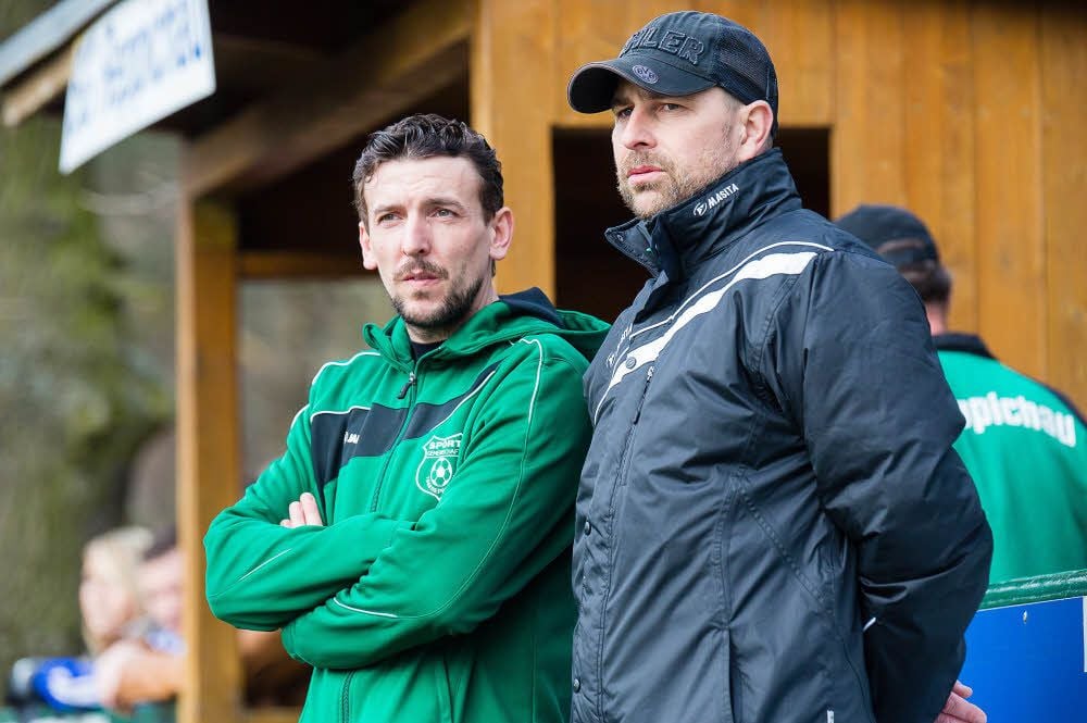 Erfolgreiches Duo: Trainer Sven Schreiter (r.) und sein Co-Trainer Tobias Gallasch.