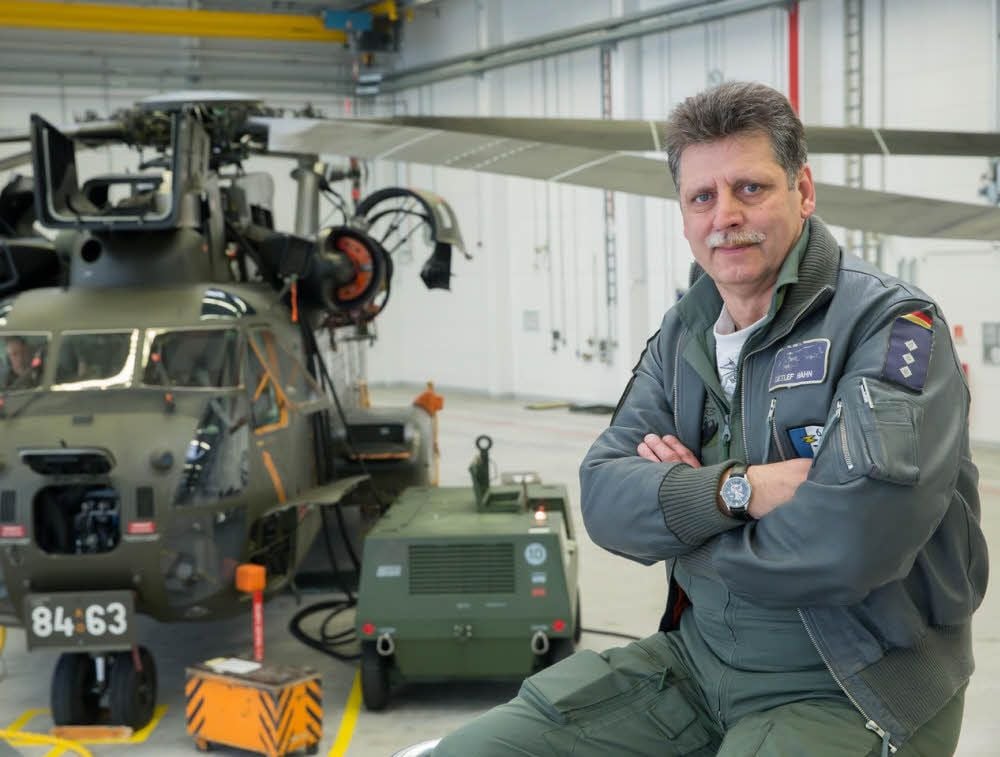 Von der Entwicklungsgeschichte der Hubschrauber in Holzdorf hat Detlef Hahn in seinen über 20 Jahren Dienst am Standort etliche Kapitel mitgeschrieben.