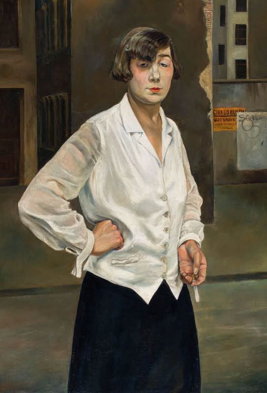 Rudolf Schlichter: „Margot“, Öl auf Leinwand, 1924, Stiftung Stadtmuseum Berlin