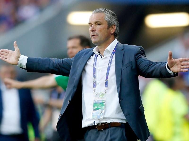 Ungarn hat einen deutschen Trainer: Bernd Storck. Foto: Yuri Kochetkov