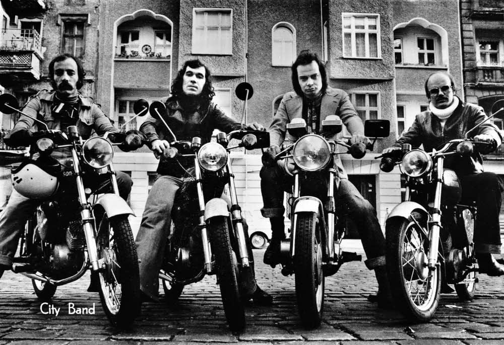 Die City Band 1976: Toni Krahl, Georgi Gogow, Klaus Selmke und Fritz Puppel (von links)
